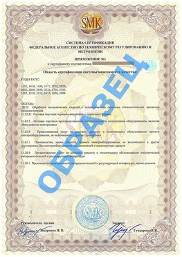 Приложение 1 Мирный Сертификат ГОСТ РВ 0015-002